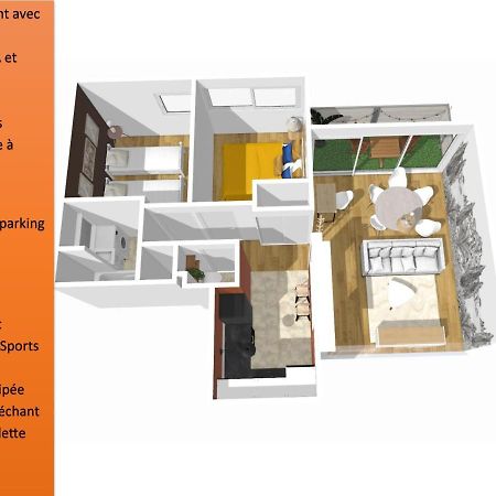 Apartamento L'Evasion, Cergy, Downtown, 6 Pers, 2 Min Rer A, 2 Places De Parking Privatives, Netflix Et Beinsports Exterior foto